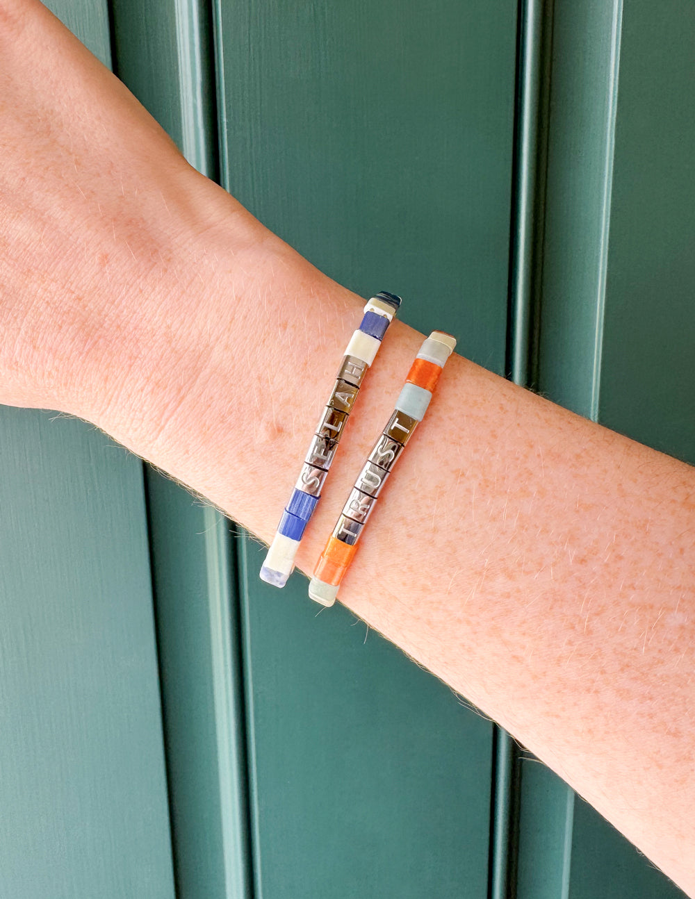 Selah Tile Letter Bracelet