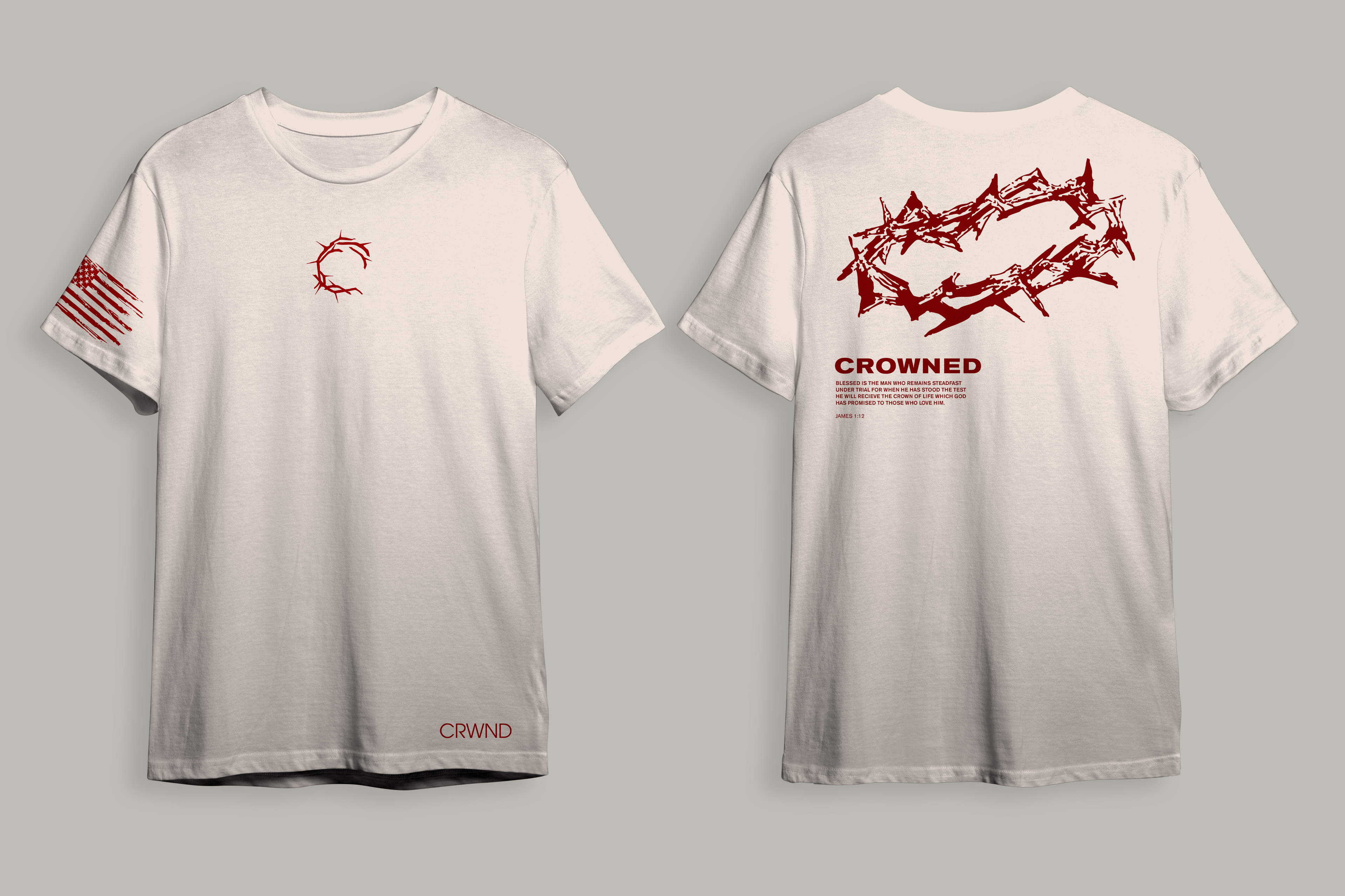 CROWNED Active Tee